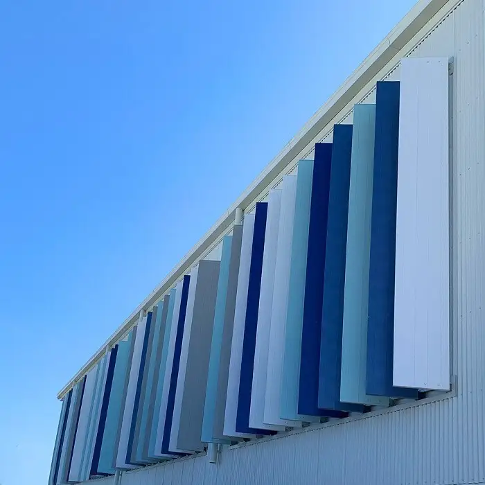 Aluminium SunShade Picel Sunel shaashad Aluminium Aluminium Cheat Charders Soosaarayaasha