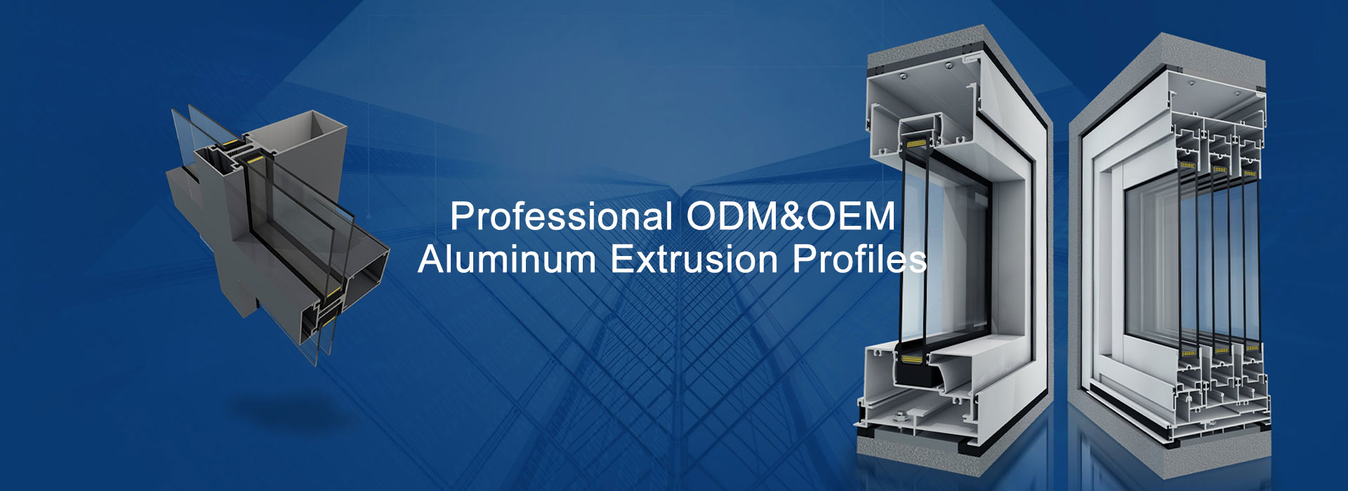 China Professional Manufacturer of Aluminium Glass Curtain Wall,Aluminum Door and Window 